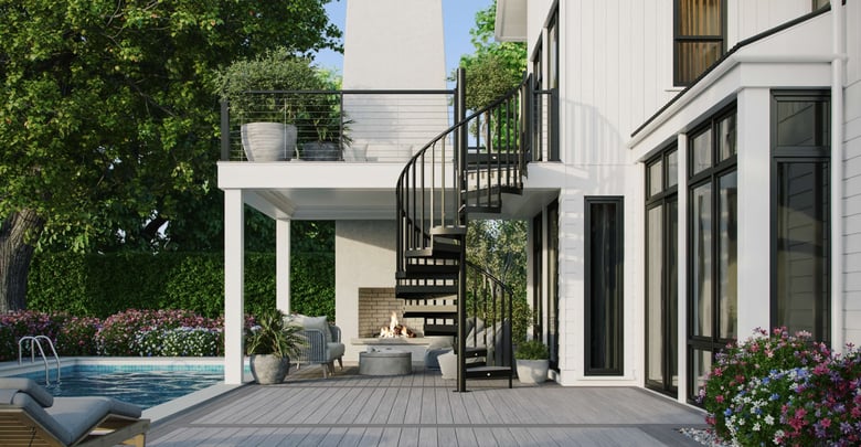 black-spiral-stairs-poolside-grey-deck_gallery